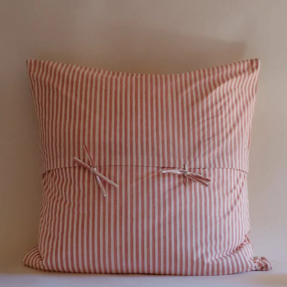 DIA - Hand Block-printed Quilted Euro Sham CASE Only (Cafe Au Lait)