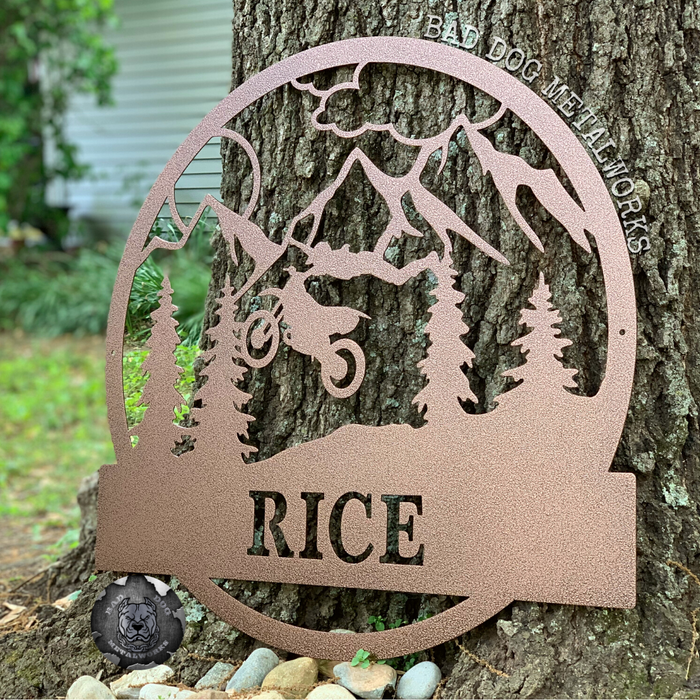 Dirt Bike Monogram