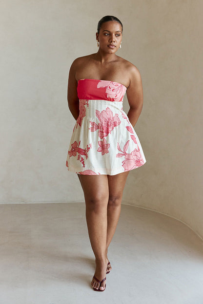 Tabi Dress - Flora Sunset