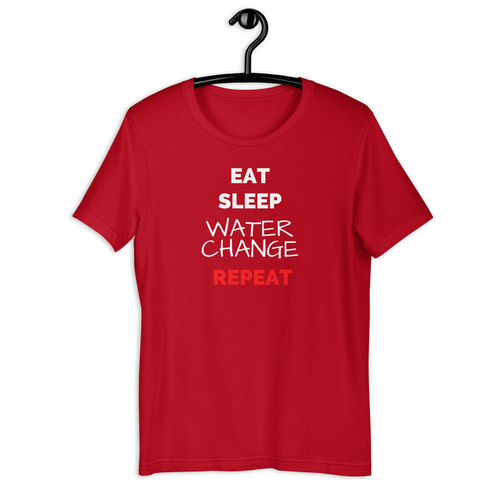 Eat, Sleep, Water Change, Repeat - Unisex t-shirt