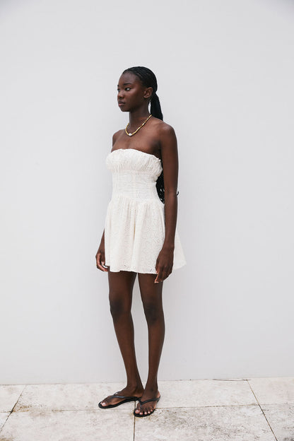 Aura Dress - Broderie
