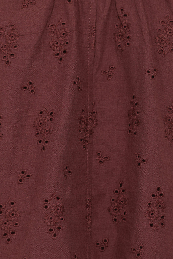 Petal and Pup USA SETS Faela Short Set - Brown Broderie