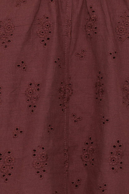 Petal and Pup USA SETS Faela Short Set - Brown Broderie