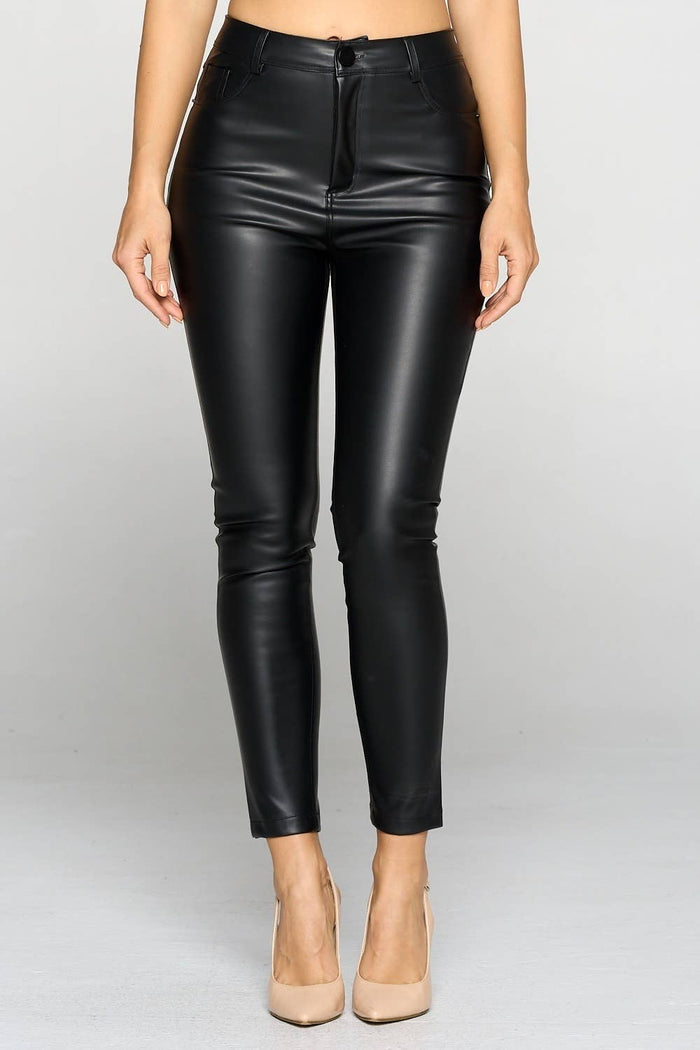 Faux Leather Pants