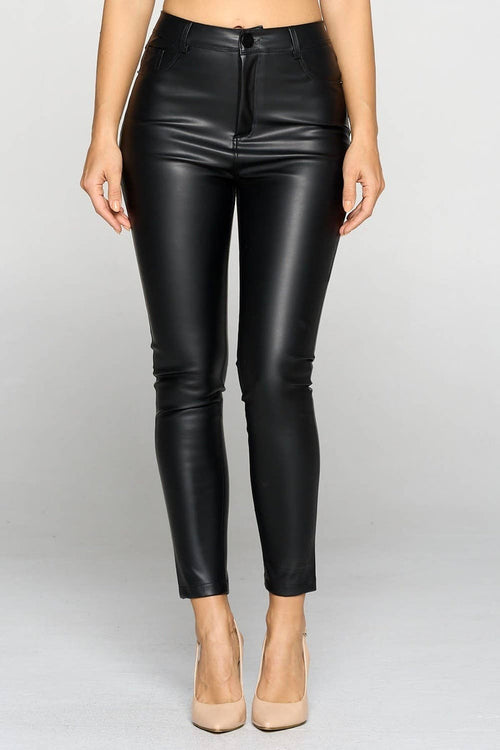 Faux Leather Pants