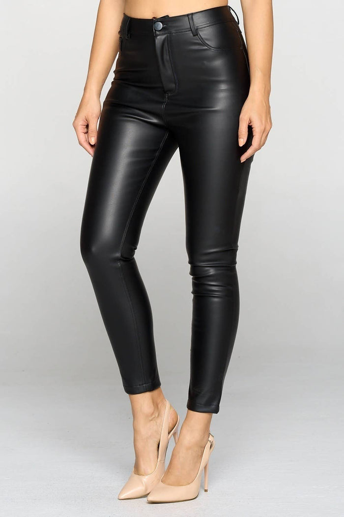Faux Leather Pants