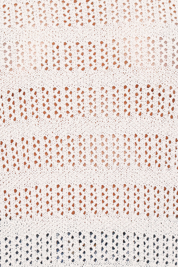 Petal and Pup USA KNITWEAR Flavia Open Stitch Sweater - Cream