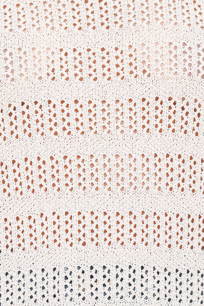 Petal and Pup USA KNITWEAR Flavia Open Stitch Sweater - Cream
