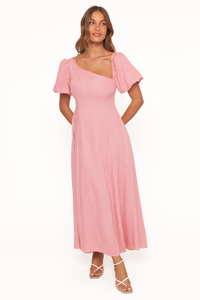 Petal and Pup USA DRESSES Franca Midi Dress - Pink