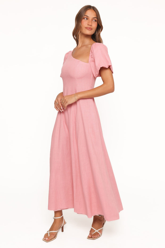 Petal and Pup USA DRESSES Franca Midi Dress - Pink