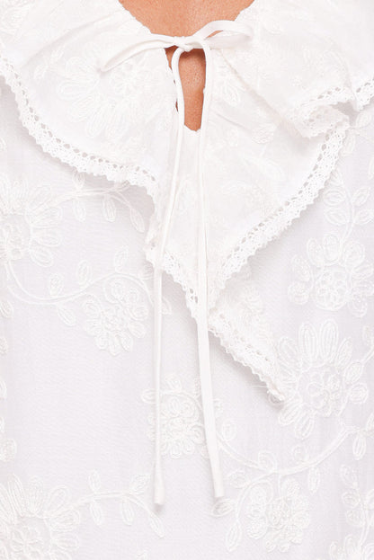 Petal and Pup USA DRESSES Frenchy Mini Dress - White