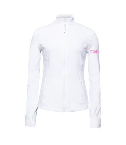 Gamma Phi Beta lululemon Define Jacket - White