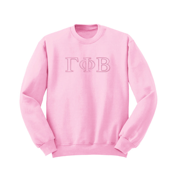 Gamma Phi Beta Outline Monochromatic Crewneck