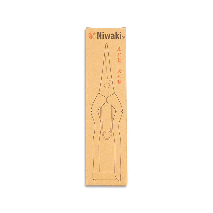 Box of Niwaki garden snips on white background