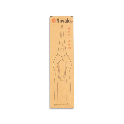 Box of Niwaki garden snips on white background