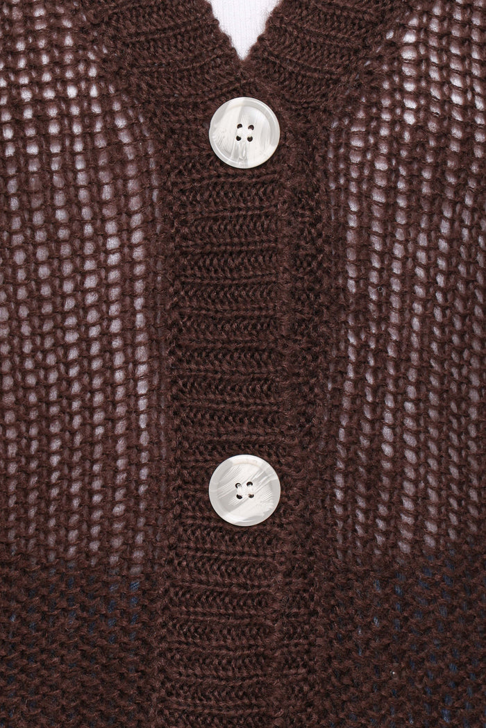 Petal and Pup USA KNITWEAR Gardner Cardigan - Coffee
