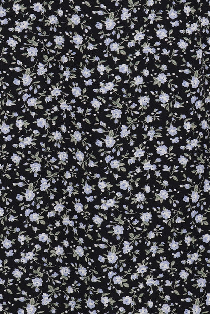 Petal and Pup USA DRESSES Gemima Maxi Dress - Black Ditsy Floral