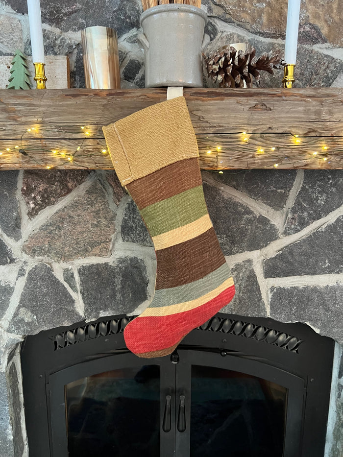 Handmade Christmas Stocking - horizontal