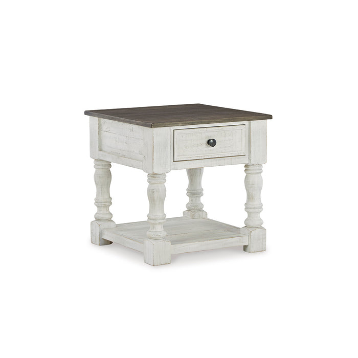 Havalance End Table in white from Signature Design by Ashley