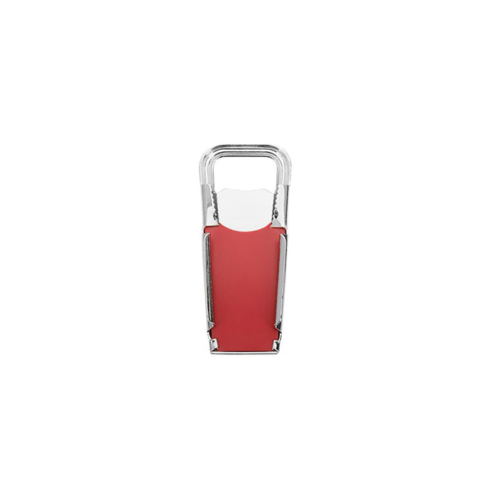 Back of Hermetus bottle opener and sealer on white background