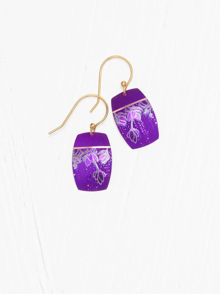 Holly Yashi Cari Earrings Plum