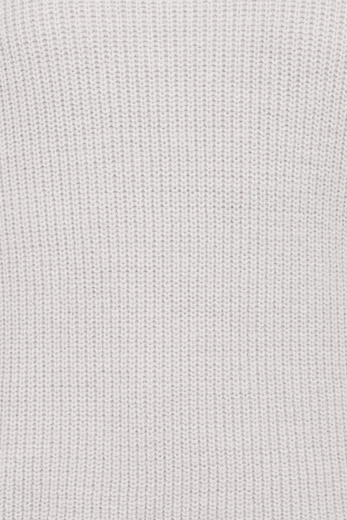Petal and Pup USA KNITWEAR Indra Waffle Sweater - Light Grey