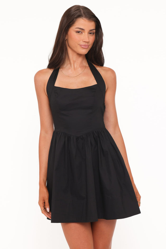 Petal and Pup USA DRESSES Jacinda Mini Dress - Black