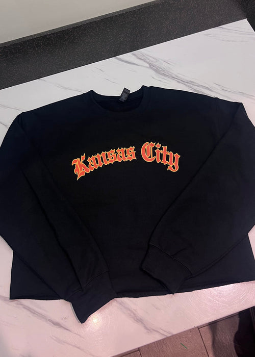 Kansas City Cropped Crewneck Sweater