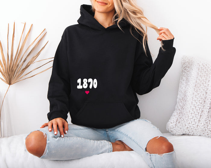 Kappa Alpha Theta Boxy Heart Pullover Hoodie