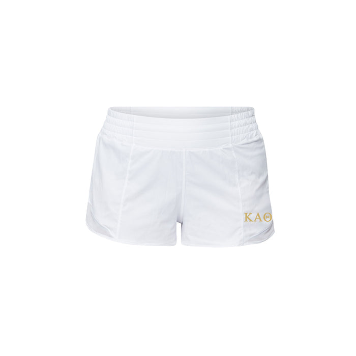 Kappa Alpha Theta lululemon Hotty Hot High-Rise Lined Short 2.5" - White