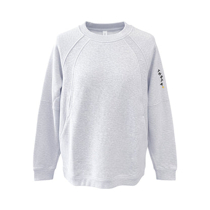 Kappa Alpha Theta lululemon Scuba Oversized Long Crewneck - THETA