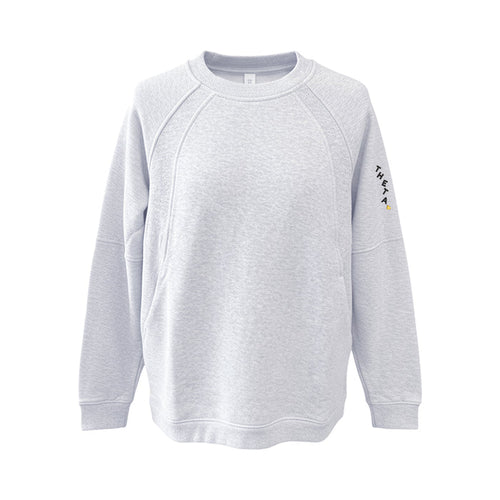 Kappa Alpha Theta lululemon Scuba Oversized Long Crewneck - THETA