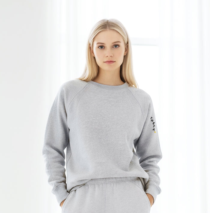 Kappa Alpha Theta lululemon Scuba Oversized Long Crewneck - THETA
