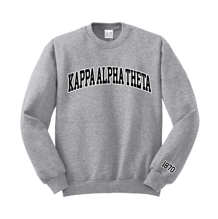 Kappa Alpha Theta Varsity Crewneck