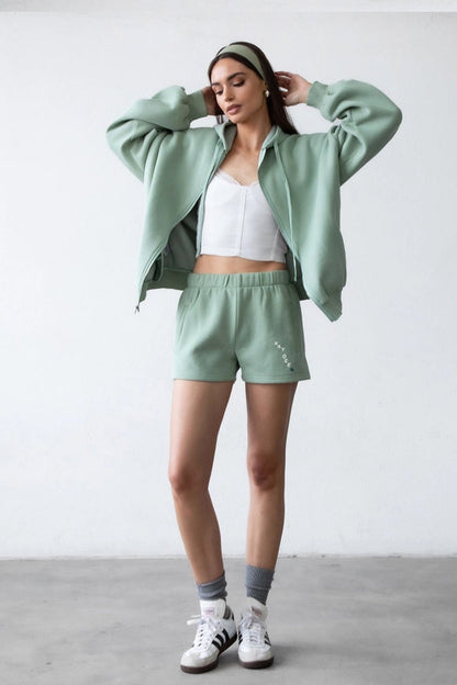 Kappa Delta Cloud High Waisted Fleece Short - KAY DEE