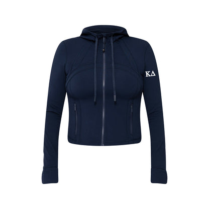 Kappa Delta lululemon Define Cropped Hooded Jacket Nulu - NAVY