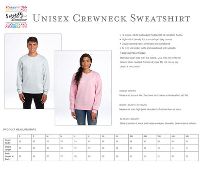 Kappa Delta Monochromatic Puff Crewneck Sweatshirt - KAY DEE