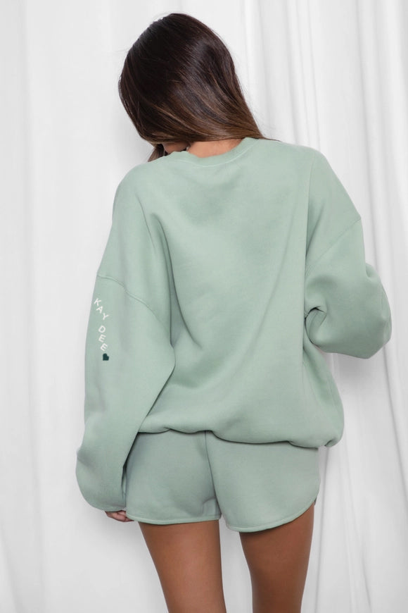Kappa Delta Summer Cloud Fleece Crewneck - KAY DEE
