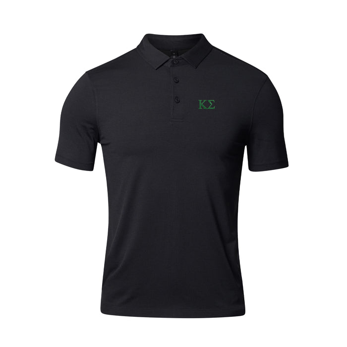 Kappa Sigma lululemon Evolution Short-Sleeve Polo - Black