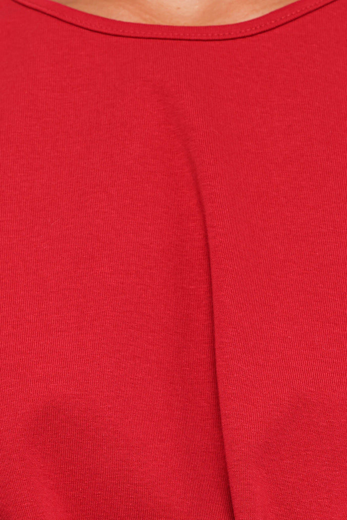 Petal and Pup USA TOPS Kathy Tie Front Top - Red