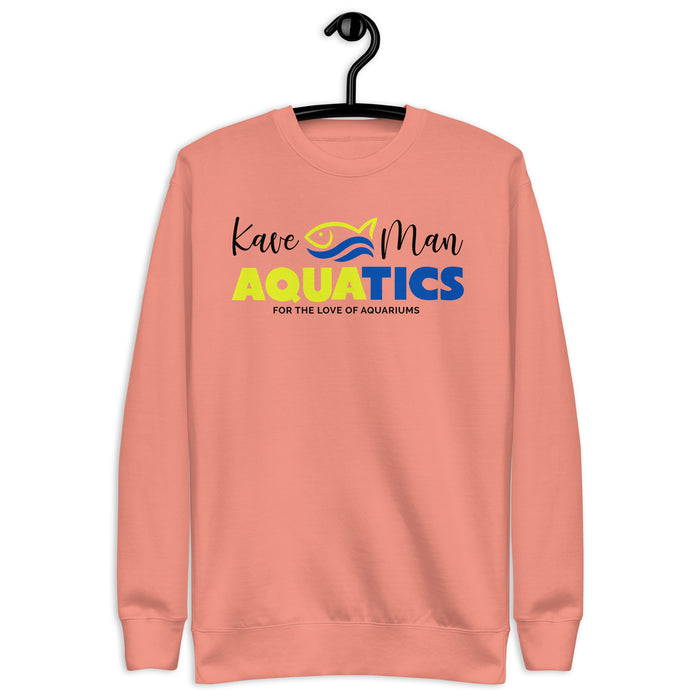 KaveMan Black Logo Unisex Premium Sweatshirt