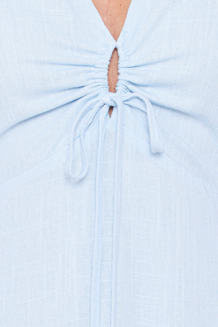 Petal and Pup USA DRESSES Liberty Midi Dress - Light Blue