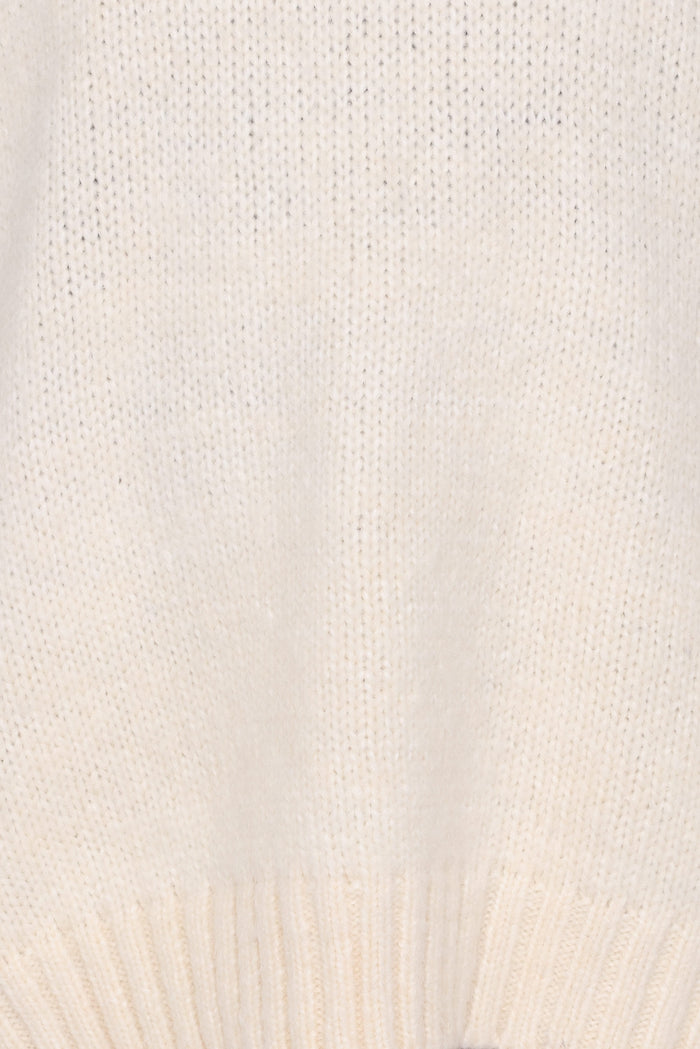 Petal and Pup USA KNITWEAR Lloyd Oversized Crew Knit Sweater - Cream