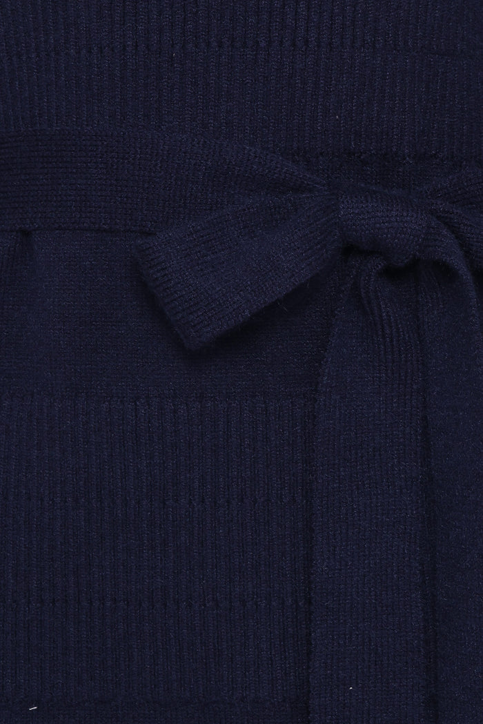 Petal and Pup USA DRESSES Lucca Mini Sweater Dress - Navy