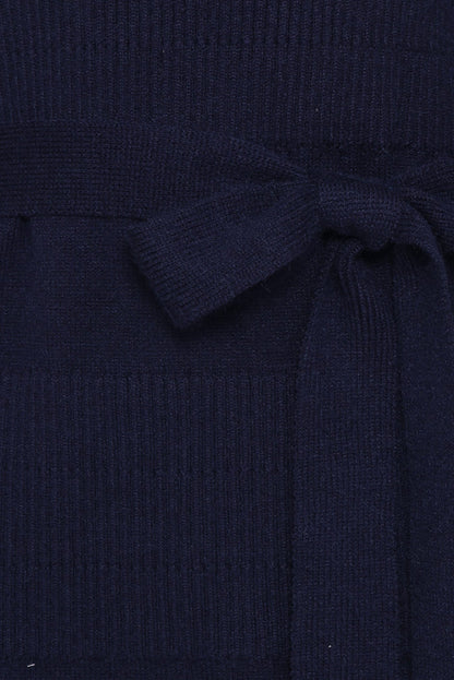 Petal and Pup USA DRESSES Lucca Mini Sweater Dress - Navy