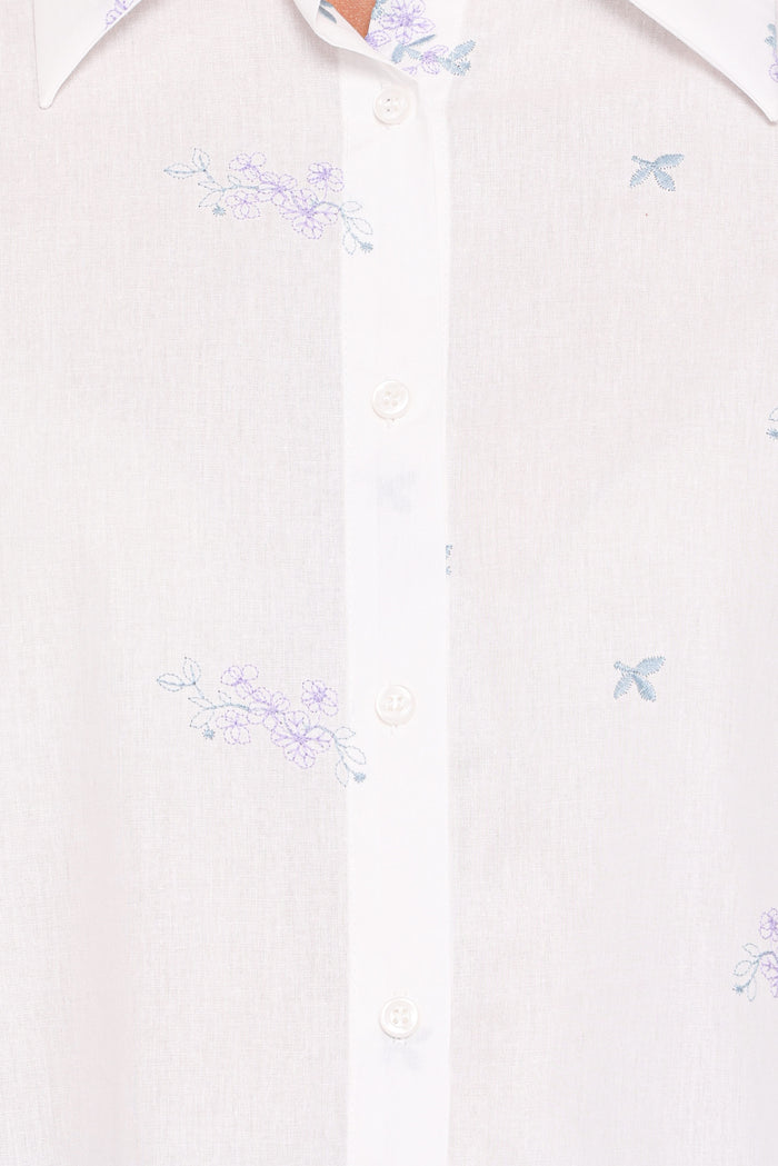 Petal and Pup USA TOPS Luneth Button Up Blouse - White