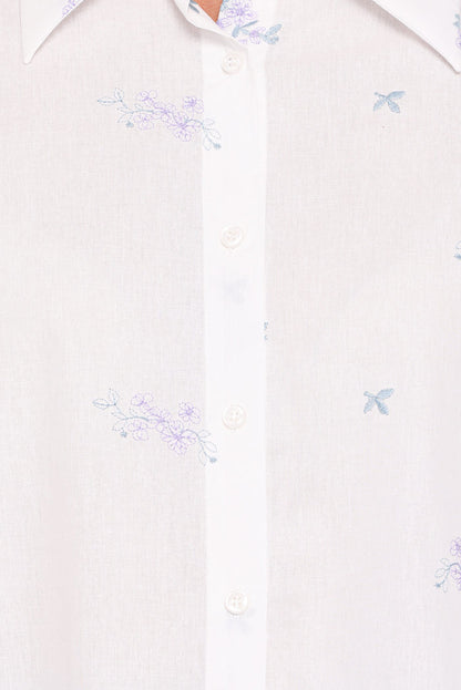Petal and Pup USA TOPS Luneth Button Up Blouse - White