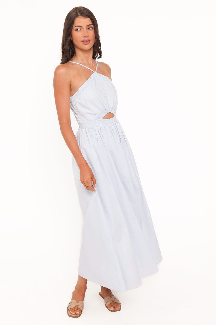 Petal and Pup USA DRESSES Madi Maxi Dress - Pale Blue