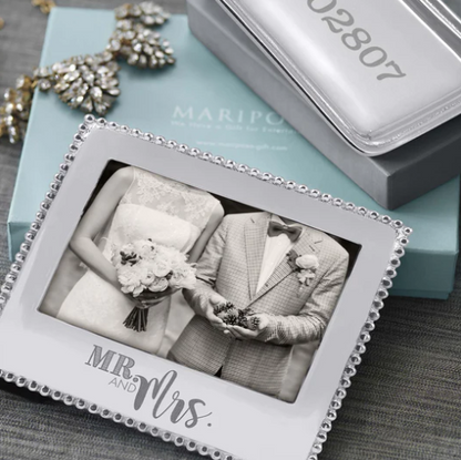 Mariposa MR. & MRS. Beaded Statement 5x7 Frame