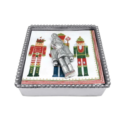 Mariposa Nutcracker Beaded Napkin Box